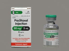 paclitaxel 6 mg/mL concentrate,intravenous