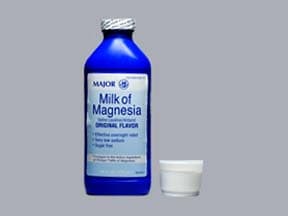 Milk of Magnesia 400 mg/5 mL oral suspension