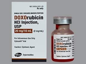 doxorubicin 20 mg/10 mL intravenous solution