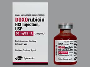 doxorubicin 50 mg/25 mL intravenous solution