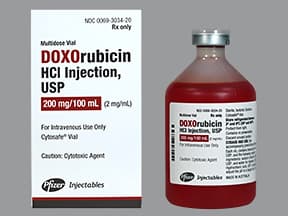 doxorubicin 2 mg/mL intravenous solution