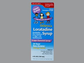 loratadine 5 mg/5 mL oral solution