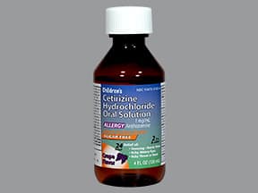 cetirizine 1 mg/mL oral solution