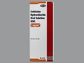 cetirizine 1 mg/mL oral solution