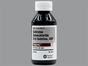 cetirizine 1 mg/mL oral solution