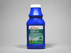 Milk of Magnesia 400 mg/5 mL oral suspension