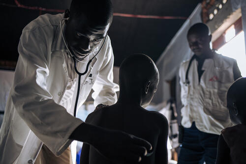 Measles Unit in Biringi Hospital, Ituri Province