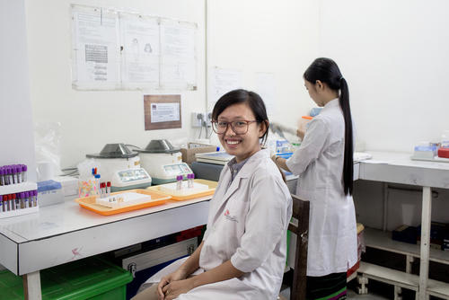 Insein clinic, for treatment for HIV, TB, and Hepatitis C in Yangon. By Alessandro Penso, Feb 2018.