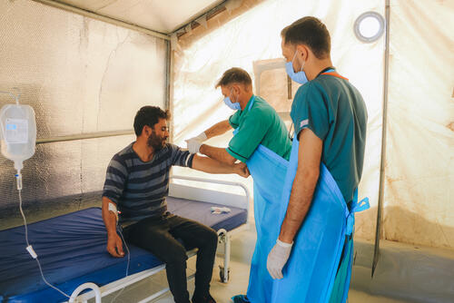 Cholera in NW Syria, MSF responses