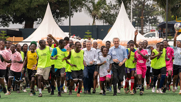 IOC President Thomas Bach visits Uganda