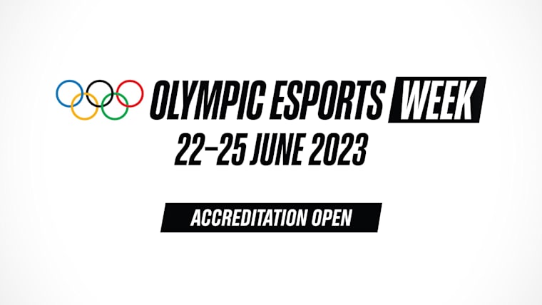 Media accreditation for the inaugural Olympic Esports Week in Singapore is open!