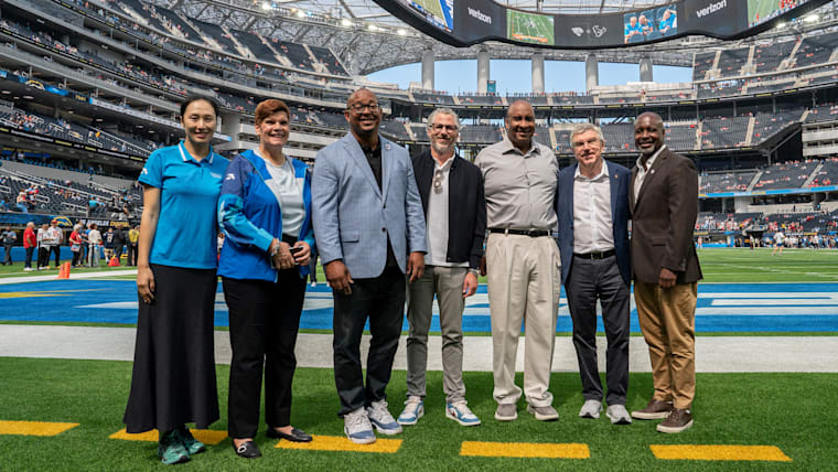 IOC President Thomas Bach has visited Los Angeles, the host of the Olympic and Paralympic Games LA28