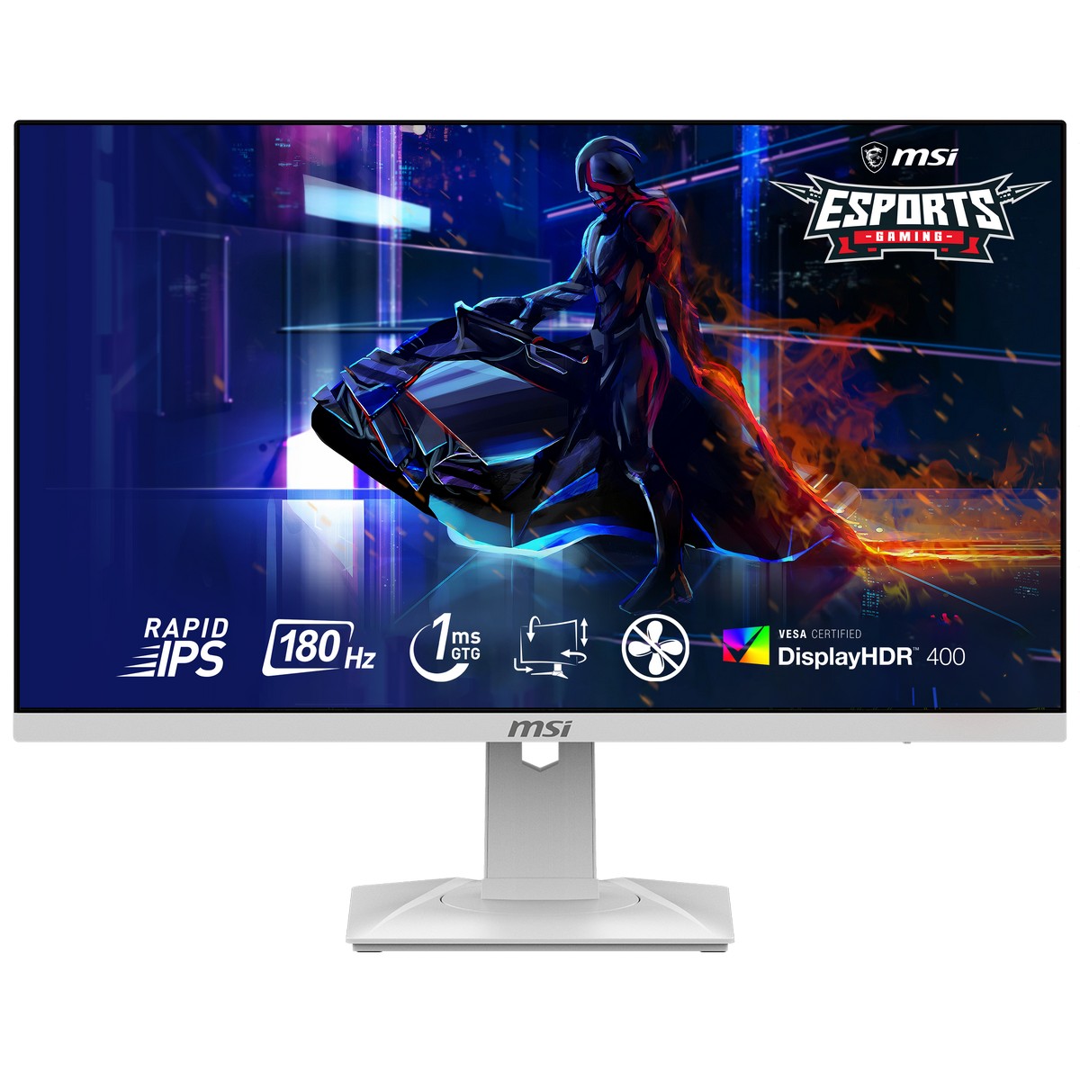 MSI 27" MAG 274QRFW 2560x1440 IPS 180Hz 1ms A-Sync Widescreen Gaming Monitor