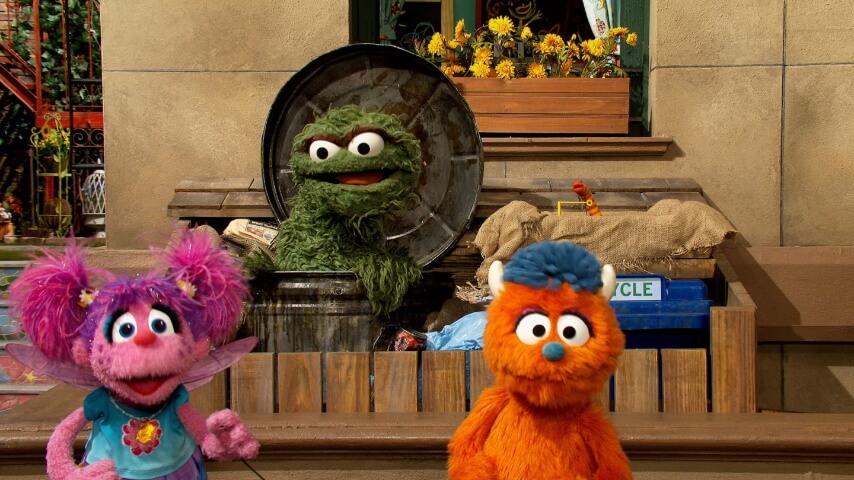 Max sets Sesame Street out on the curb