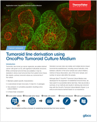 Tumoroid line derivation using OncoPro Tumoroid Culture Medium