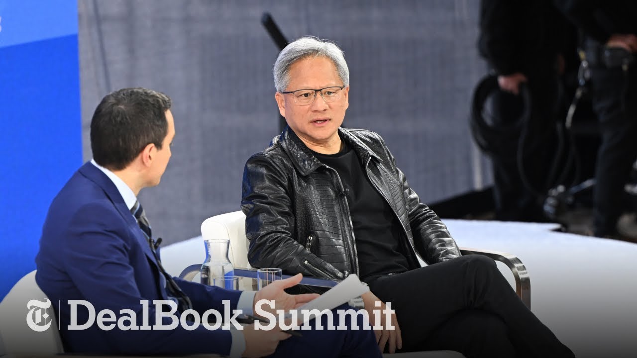 Jensen Huang of Nvidia on the Future of A.I. | DealBook Summit 2023 - YouTube