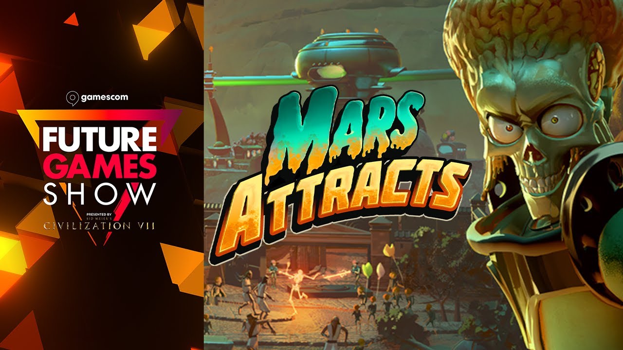 Mars Attracts Reveal Trailer - Future Games Show Gamescom 2024 - YouTube