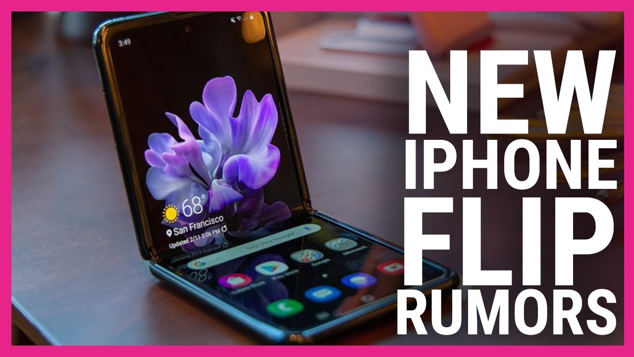 iPhone Flip - Apple's first foldable phone - may be a clamshell in lots of bright colors - YouTube