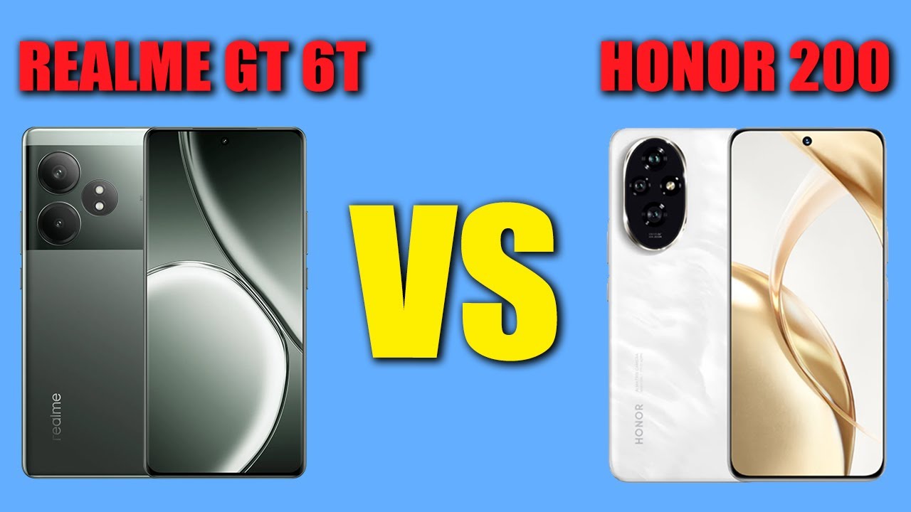 realme GT 6T vs Honor 200: prestazioni, fotocamera e display a confronto! - YouTube