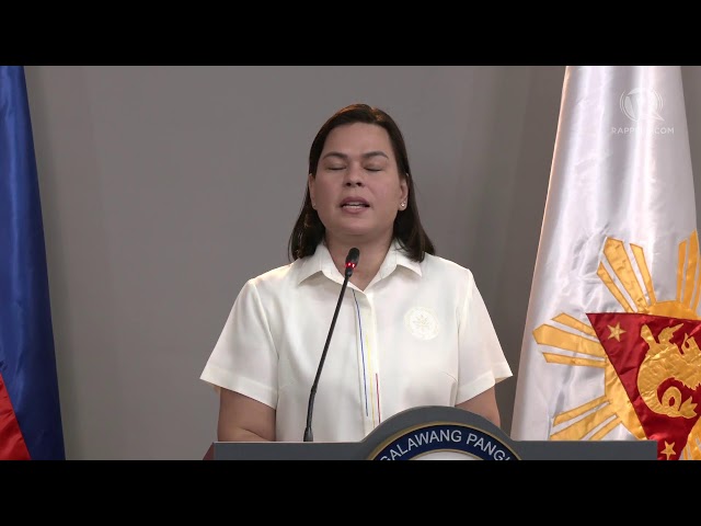 After snubbing NBI probe, Sara Duterte says she has no plans to hide