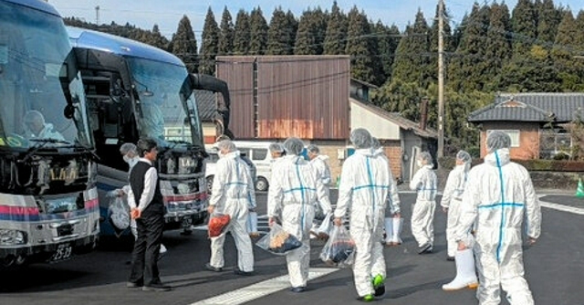 霧島市の養鶏場、今季2例目の高病原性鳥インフル　9万1千羽殺処分