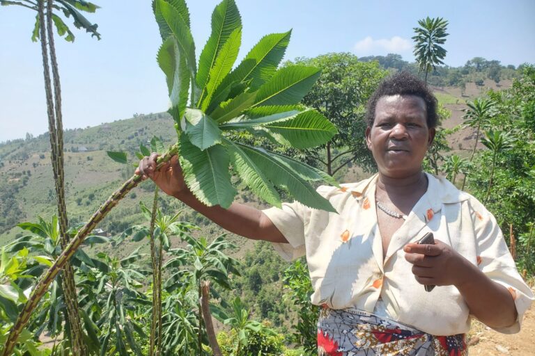 Janet Nyakiru Abwoli, Kasese district, Uganda. Image by Innocent Kiiza for Mongabay.