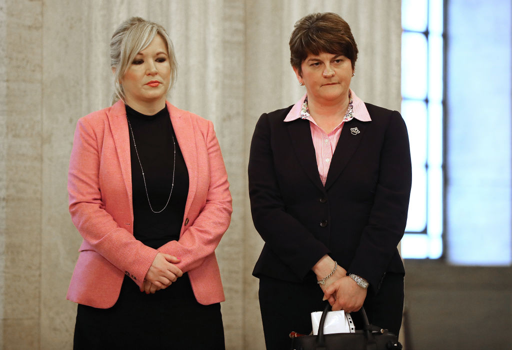 Sinn Féin leader Michelle O'Neill and Democratic Unionist Party Leader Arlene Foster will return to the top jobs in Northern Ireland