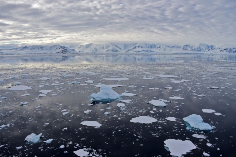 TOPSHOT - View of a glacier at Chiriguano Bay in South Shetland Islands, Antarctica on November 07, 2019. (Photo by Johan ORDONEZ / AFP) (Photo by JOHAN ORDONEZ/AFP via Getty Images)