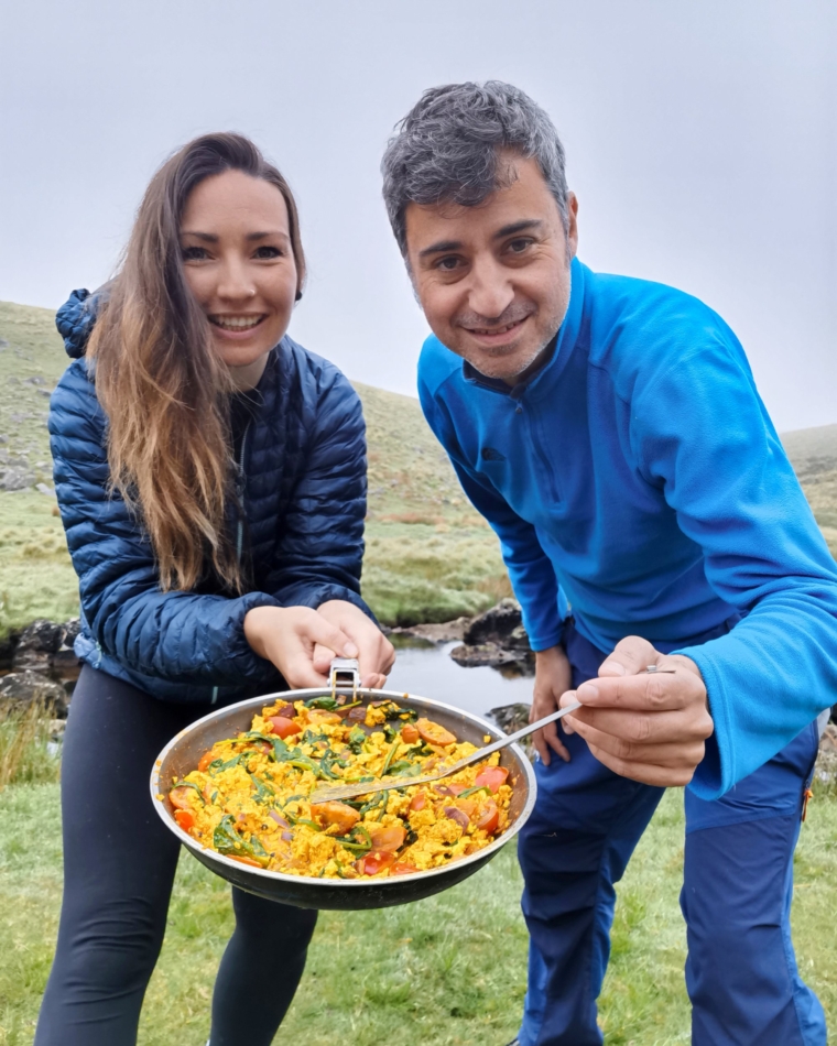 Tofu scramble for breakfast (Photo: Peter Elia)