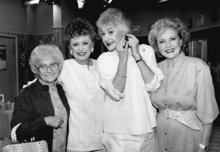 The Golden Girls stars Estelle Getty, Rue McClanahan, Bea Arthur and Betty White. 