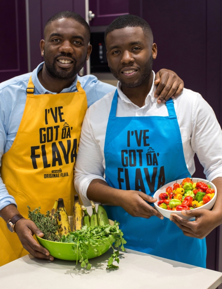 Shaun and Craig McAnuff: "We’ve had a lot of fun doing plant-based recipes" (Photo: Matt Russell)