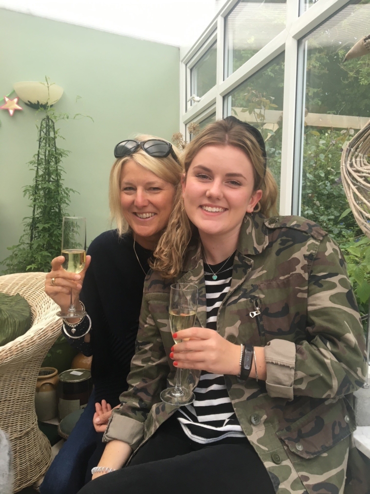 Lily Whitmarsh and her mum Lucy Shaw. Lily, 21, was suddenly diagnosed with leukaemia and had a bone marrow transplant just as the first coronavirus lockdown happened. Her mum looked after her and supported her throughout her ordeal. But then in November 2020, Lily's mum was diagnosed with breast cancer. Both women have now completed treatment and are looking forward to a brighter 2022 (Photo: Lily Whitmarsh via Teenage Cancer Trust)