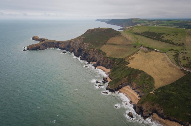 Llangrannog Ceredigion Coast Wales Image via Visit Wales