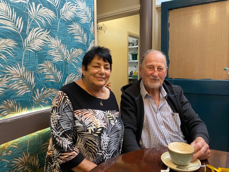 Alwyn Evans, right, and his wife, feared he would lose funeral cover entirely after Pride went into administration (Photo: Supplied)