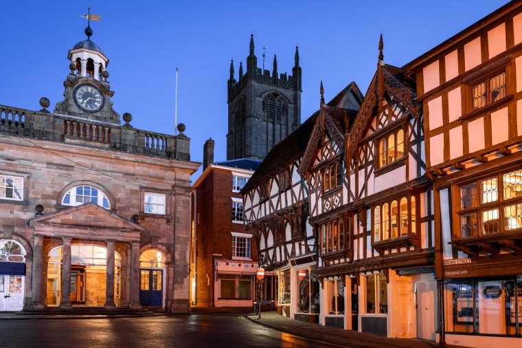 St Laurence Church, Ludlow, Shropshire, England