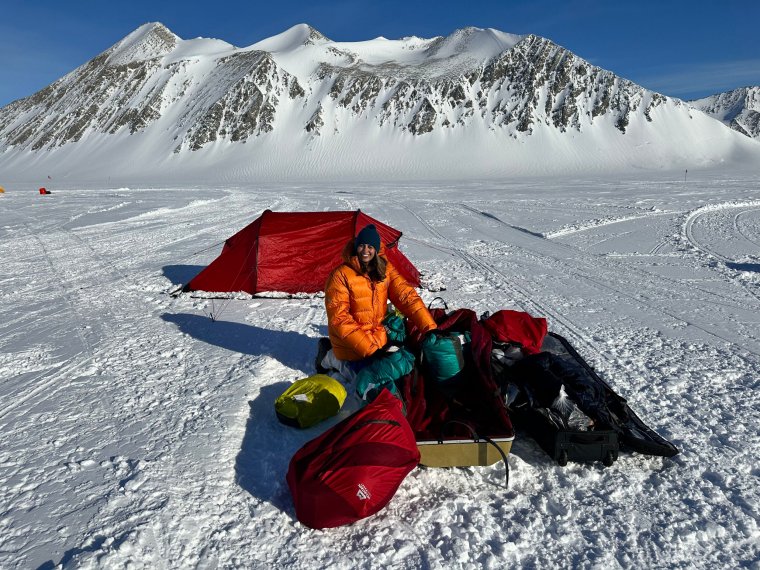 Captain Chandi has broken the record for the longest solo, unsupported, unassisted polar expedition by any woman in history (Photo: Preet Chandi/PA Wire)