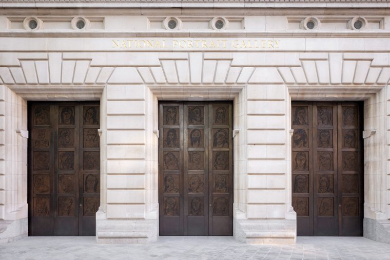 The Doors (2023) by Tracey Emin at the new National Portrait Gallery ? Olivier Hess Major commission by Tracey Emin sees the new doors of the National Portrait Gallery feature portraits of women 45 portraits that "represent every woman" cover the three doors that now form the entrance to the National Portrait Gallery. Hand drawn by Tracey Emin and cast in bronze, The Doors (2023) counterbalance the sculpted roundels, carved into the Gallery's fa?ade, depicting prominent male figures from history Provided by Tatiana.Krotovskaya@freuds.com