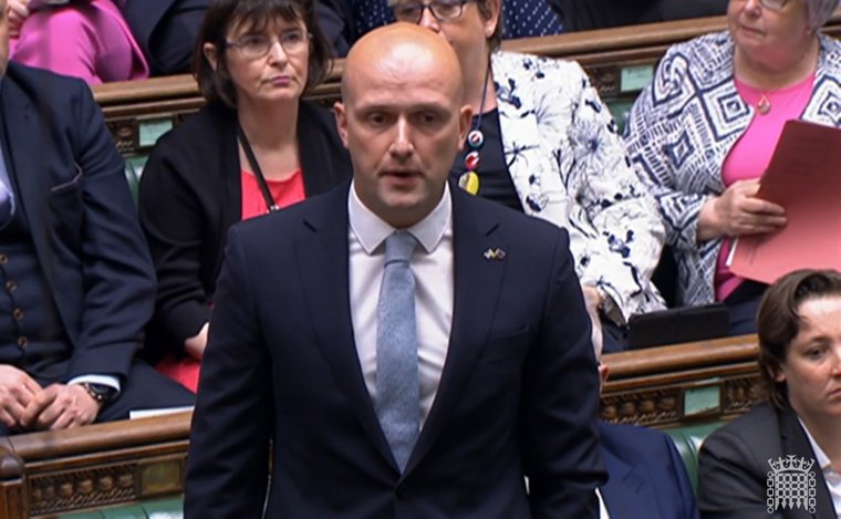 SNP Westminster leader Stephen Flynn speaking during Prime Minister's Questions in the House of Commons, London. PA Photo. Picture date: Wednesday September 13, 2023. See PA story POLITICS PMQs. Photo credit should read: House of Commons/UK Parliament/PA Wire