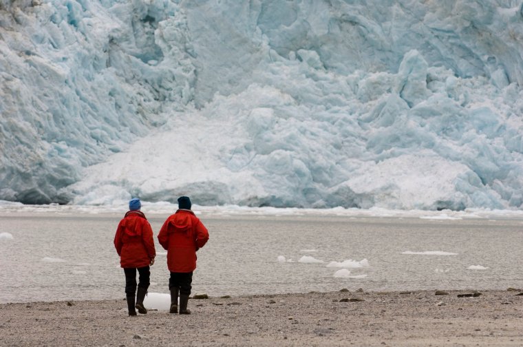 Chile, Patagonia. Tierra del Fuego, Darwin National Park, Beagle Channel, Pia Glacier, MR.