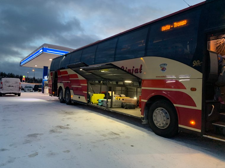 Arctic Route Bus Image via writer Andrew Eames