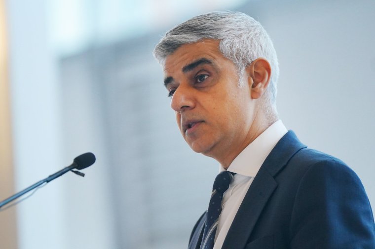 Mayor of London Sadiq Khan speaks during an event with Rosamund Adoo-Kissi-Debrah at City Hall, London, to apologise on behalf of the Greater London Authority for not acting sooner to tackle air pollution, which ultimately led to the death of her nine-year-old daughter Ella Adoo-Kissi-Debrah in 2013, following a fatal asthma attack and was the first person in the world to have air pollution as a cause of death. Picture date: Friday February 2, 2024. PA Photo. The apology is part of the settlement of a claim brought by Ella's family and estate. Ella lived 25 metres from the South Circular Road in Lewisham, south-east London - one of the capital's busiest roads. She died after having endured numerous seizures and made almost 30 hospital visits over the previous three years. Photo credit should read: Victoria Jones/PA Wire