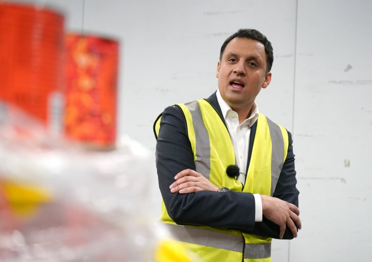 Scottish Labour leader Anas Sarwar during a visit to Cyrenians homelessness charity in Edinburgh to learn more about how they support those in need. Picture date: Wednesday March 27, 2024. PA Photo. See PA story SCOTLAND Labour. Photo credit should read: Andrew Milligan/PA Wire