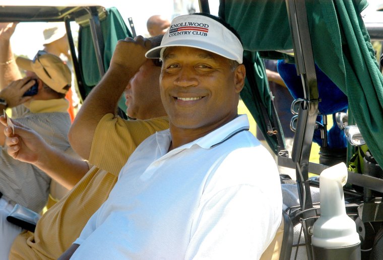 O.J. Simpson during The EGA & Citizen Change Present The EGA Celebrity Golf Tournament at Miami Beach Golf Club in Miami, Florida, United States. (Photo by Jamie McCarthy/WireImage for Brand Seven Marketing)