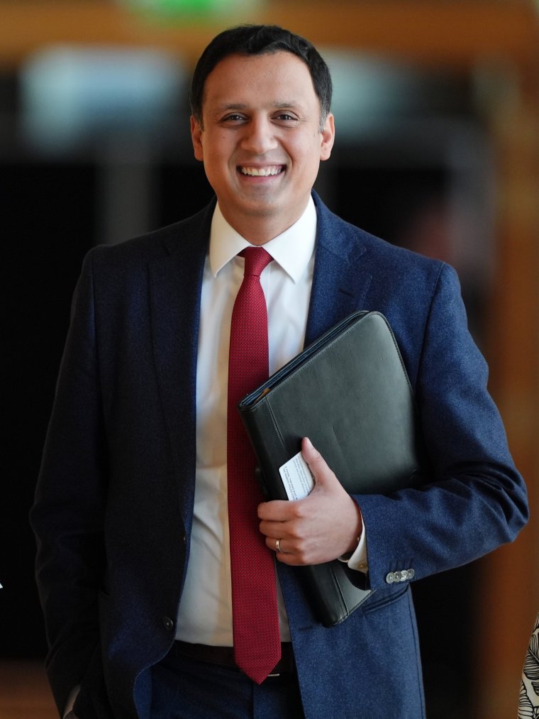 Scottish Labour leader Anas Sarwar at the Scottish Parliament in in Edinburgh, after MSP John Swinney became the first candidate to declare his bid to become the new leader of the SNP and Scotland's next first minister.Picture date: Thursday May 2, 2024. PA Photo. See PA story POLITICS SNP. Photo credit should read: Andrew Milligan/PA Wire