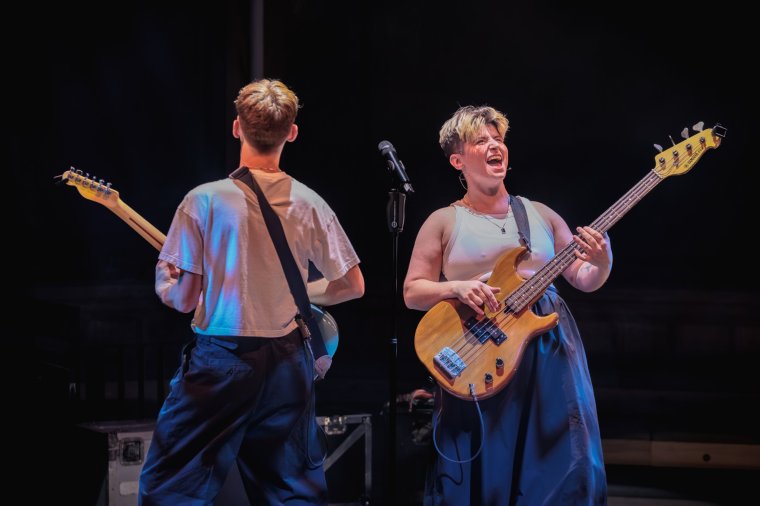 Tom Sturgess as Sebastian and Georgia Frost as Viola in 'Twelfth Night' (Photo: Patch Dolan)