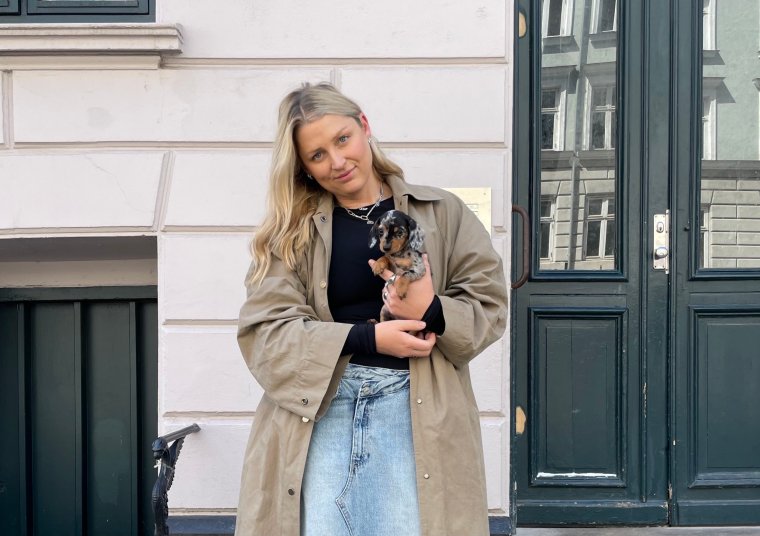 Emily Petersen lives in one-bedroom flat in a housing co-operative in Copenhagen (Photo: supplied)