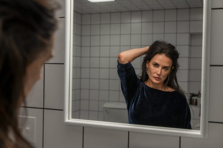 Demi Moore as Elisabeth Sparkle, who experiments with a powerful new beauty treatment (Photo: Universal Studios/MUBI/ Christine Tamalet)