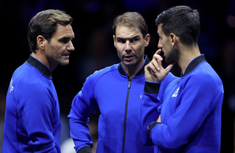 Nadal's battles with Federer and Djokovic are the stuff of sporting legend (Photo: Getty) 