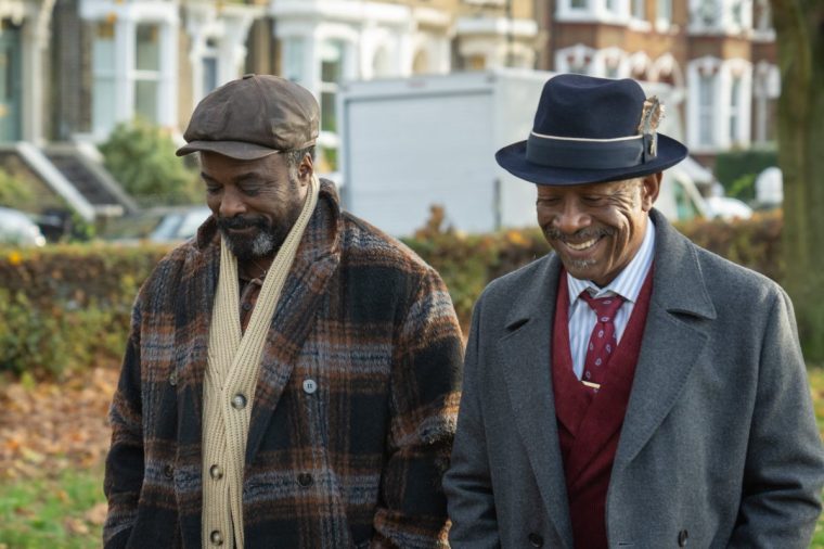 Mr Loverman,Cast Announcement,Morris De La Roux (ARIYON BAKARE) & Barry Walker (LENNIE JAMES),Fable Pictures,Des Willie Mr Loverman TV still BBC