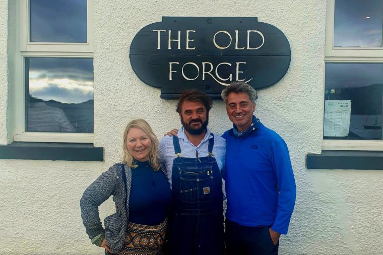 Trek through Knoydart to The Old Forge pub Image supplied by Peter Elia